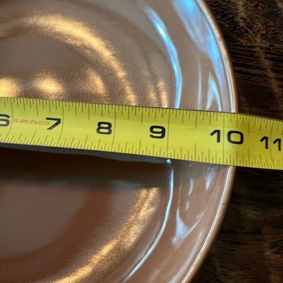 Vintage Russell Wright Mid-Century Divided Stoneware 10" Brown Dish - Picture 3 of 8